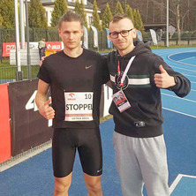 Szymon Stoppel na Mistrzostwach Polski w Ustce. Bieg na 10.000 m