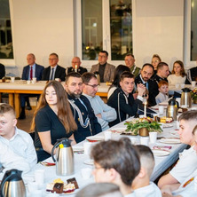 Spotkanie wigilijne jednostki OSP Nakło. Świąteczny klimat