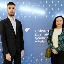 Wojciech Tyckun w etapie okręgowym olimpiady. Wykazał się dużą wiedzą